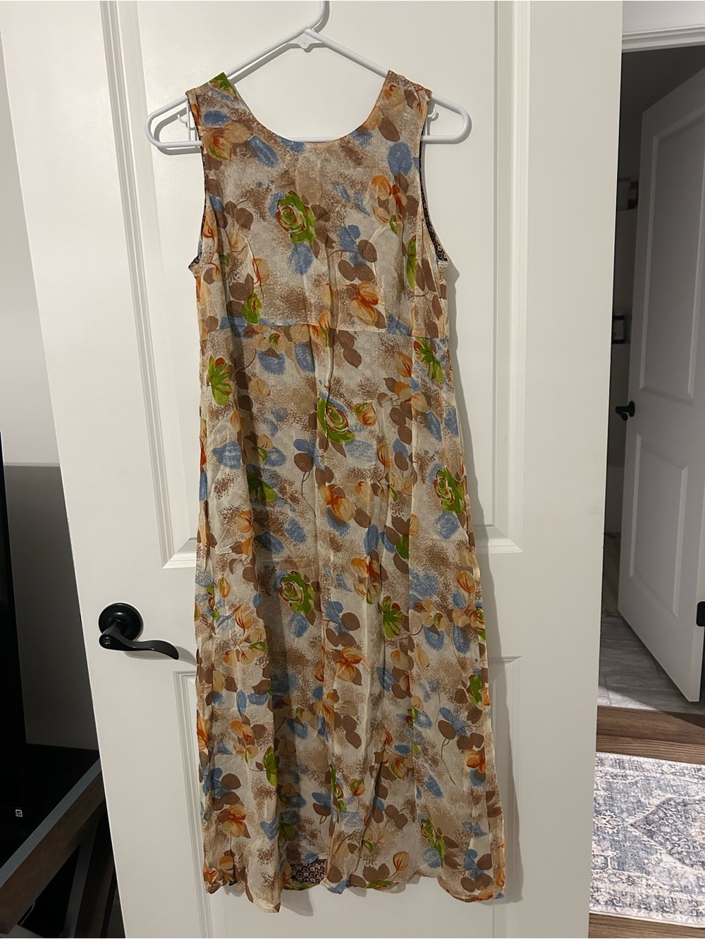 Vintage Sleeveless Convertible Maxi Dress